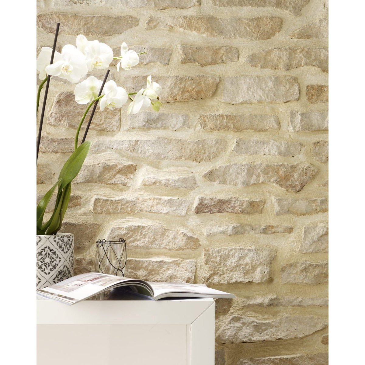 Декор стен каменная плитка Леруа Мерлен