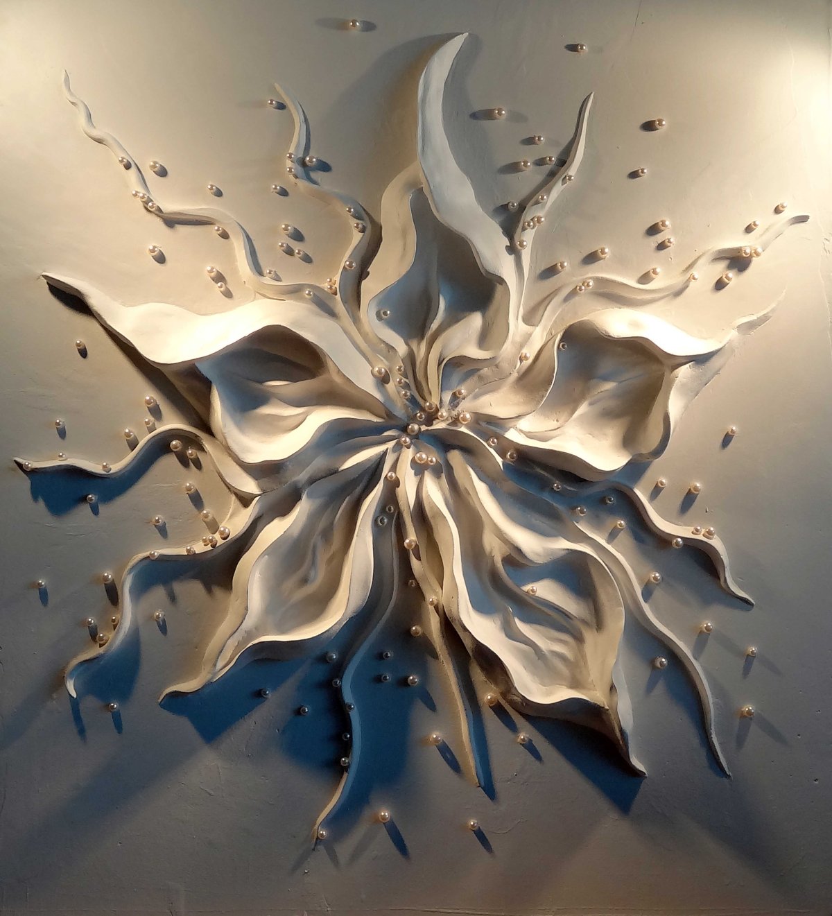 Объемные обои для стен цветы