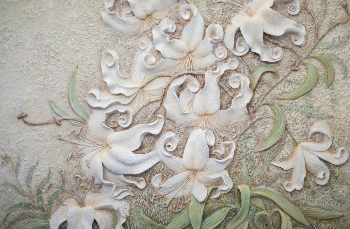 Барельеф ромашки