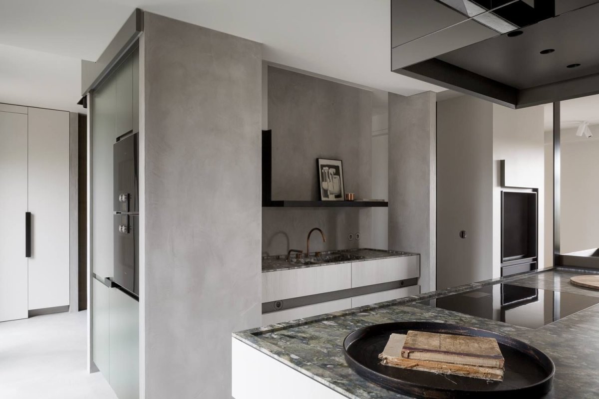 Микроцемент фасад