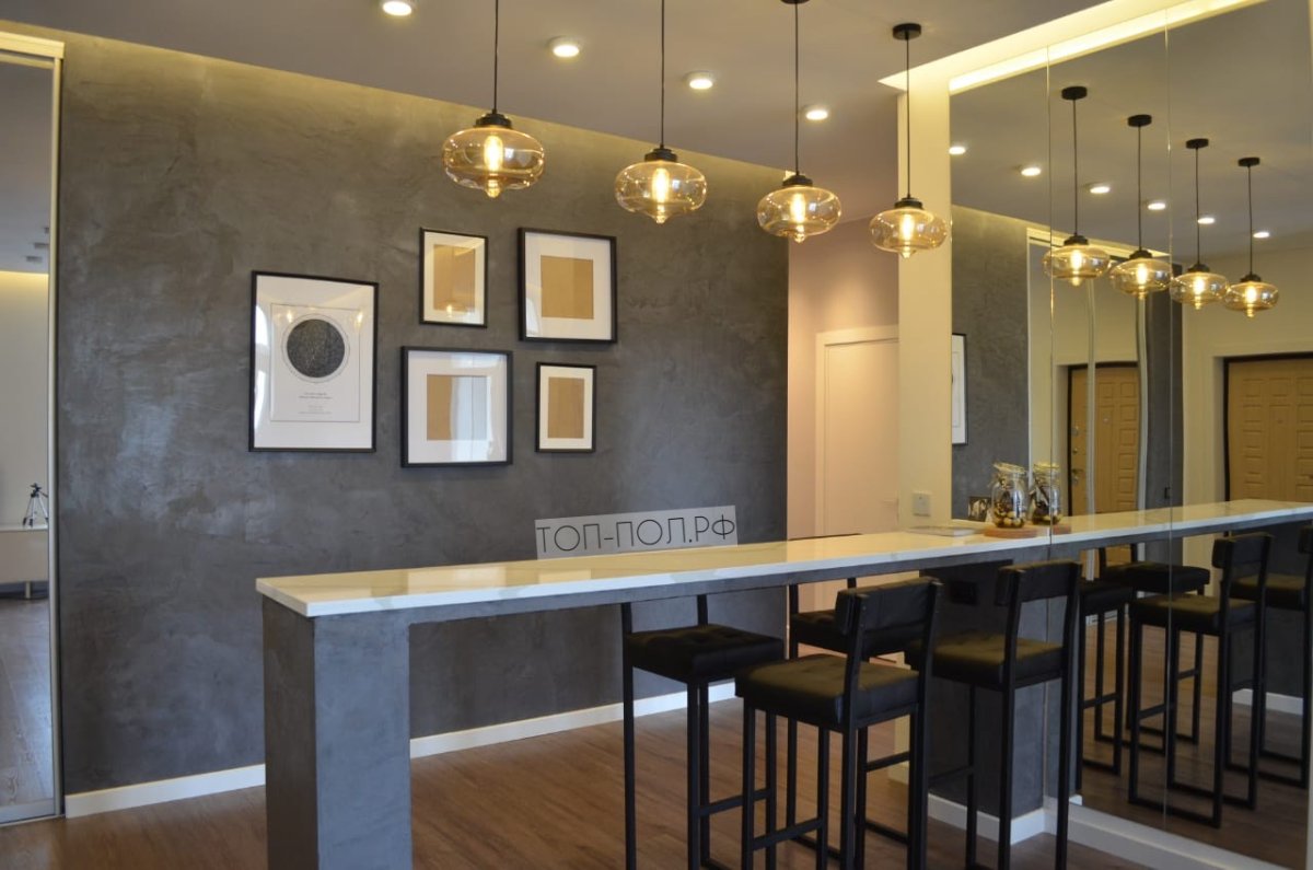 Отделка микроцементом