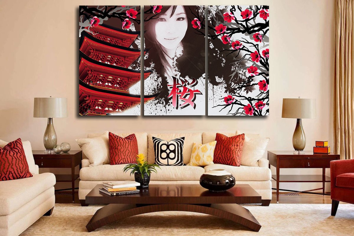 Модульная картина Япония