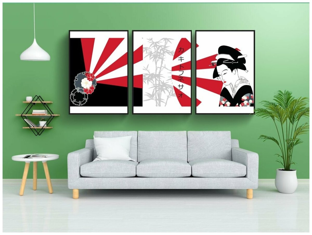 Трафареты в японском стиле