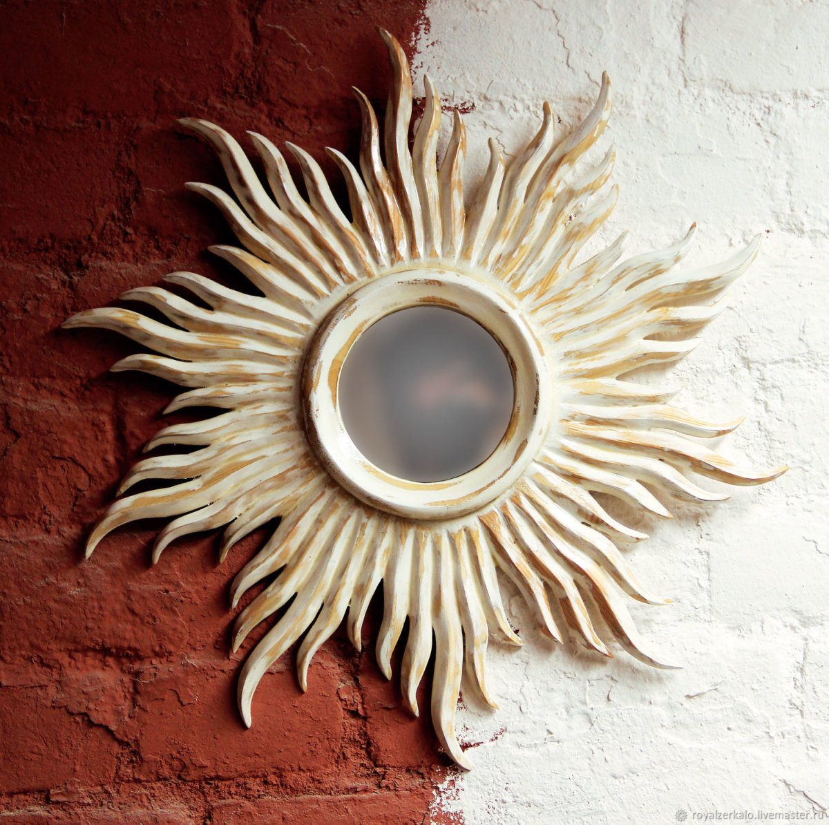 Украшения для спальни зеркало солнце