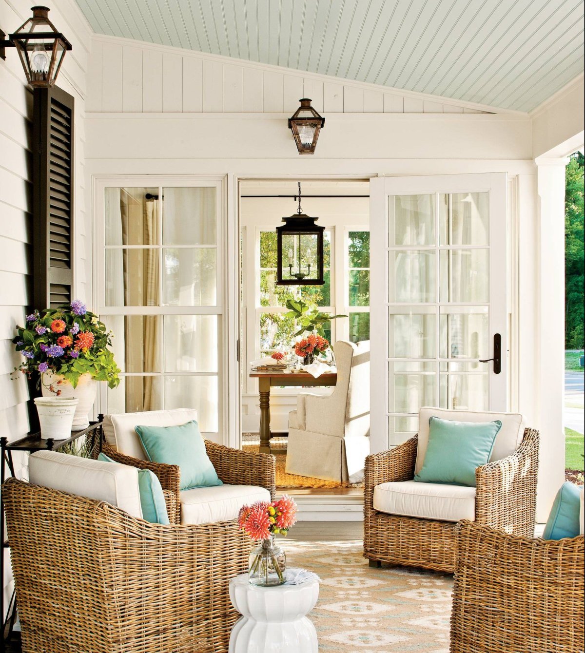 Интерьер веранды