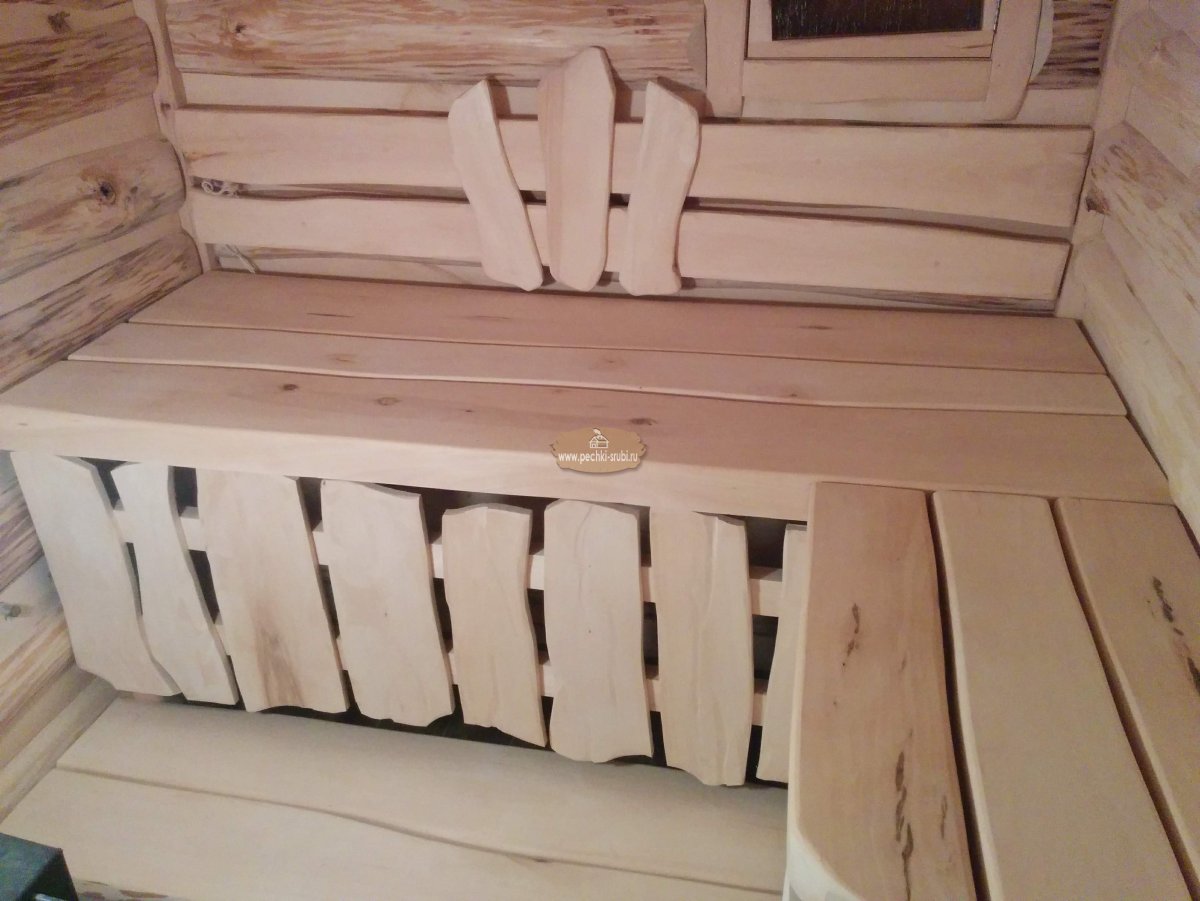 Спинки для полков в бане