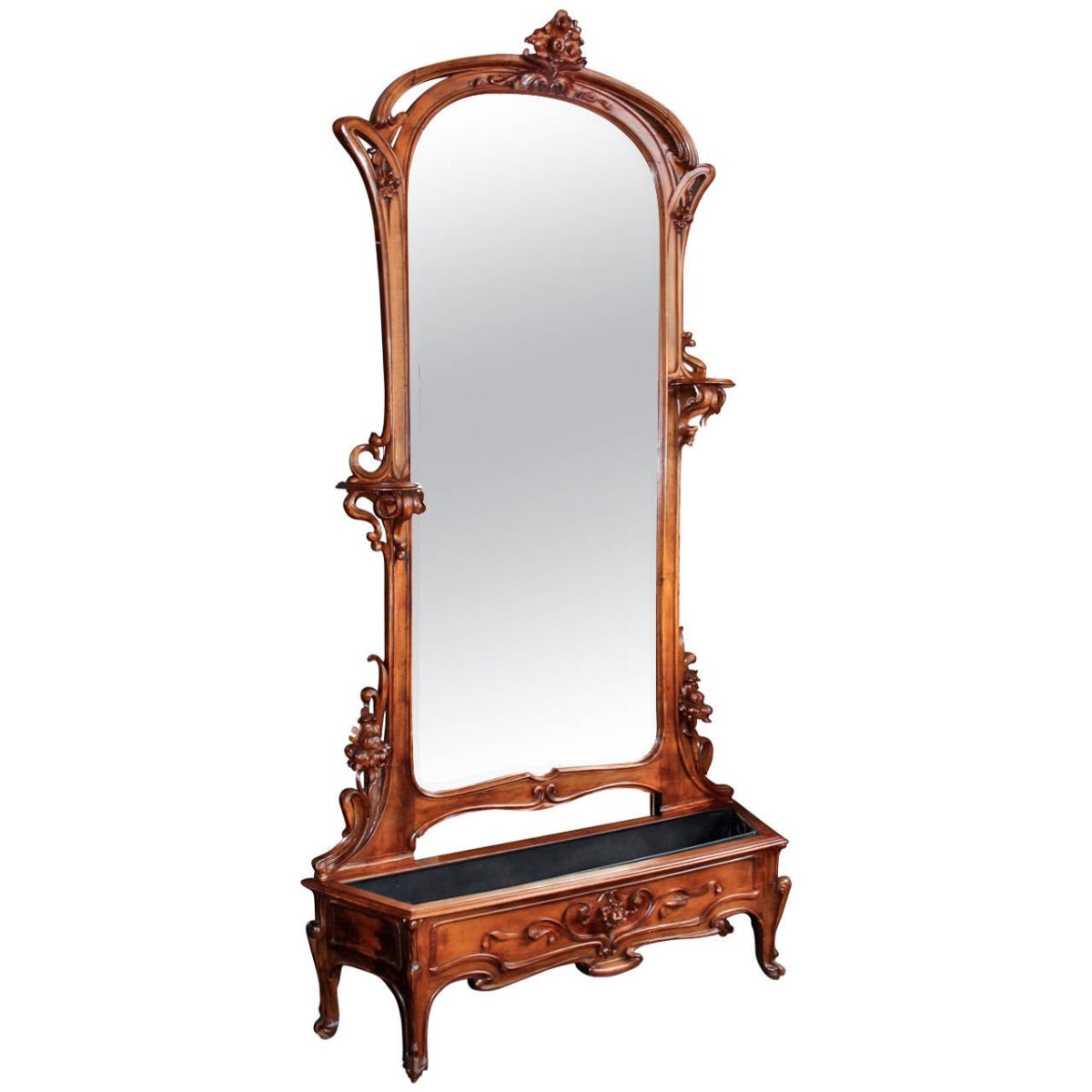 Зеркало антикварное напольное