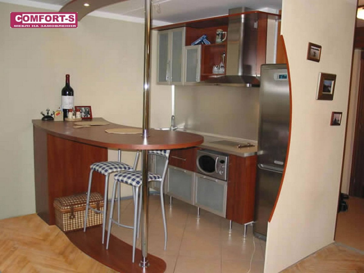 Кухни 9м2 с барной стойкой на даче