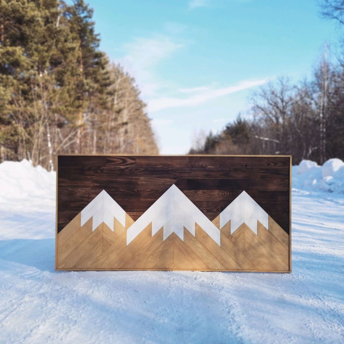 Трёхмерное панно из реек лофт