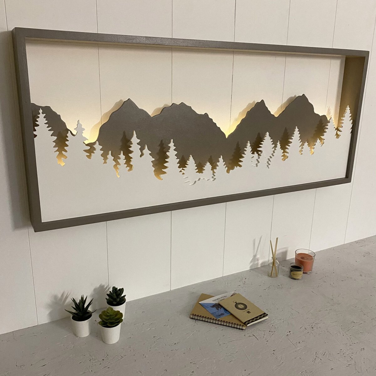 Деревянное панно геометрия на стену