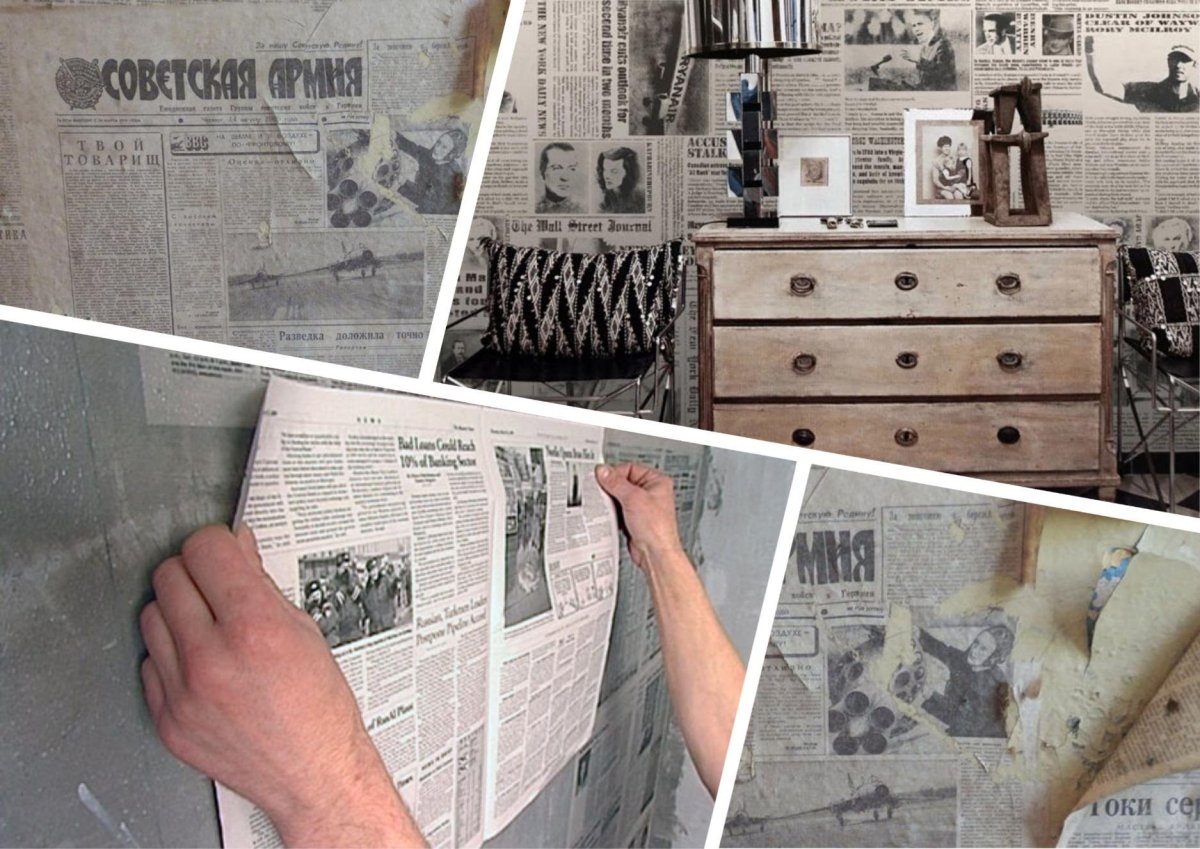 Коллаж декор комнаты