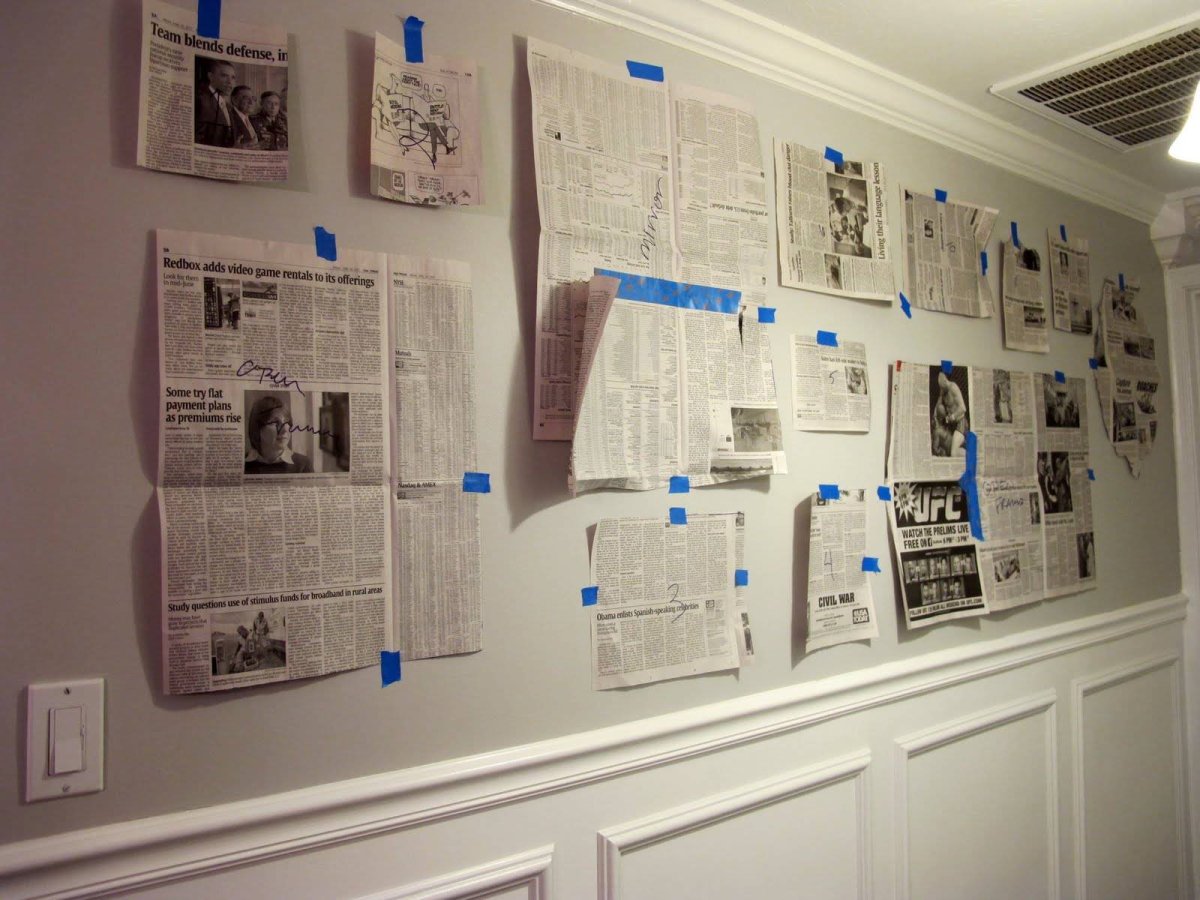 Хлебцы из газетных трубочек