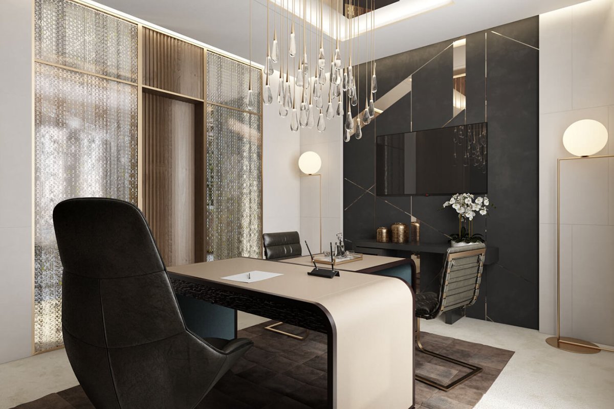 Шикарный офис в современном стиле