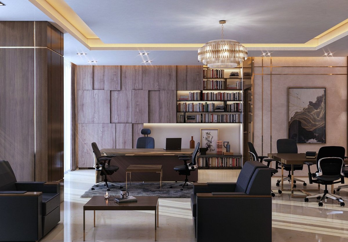 Дорогой офис интерьер