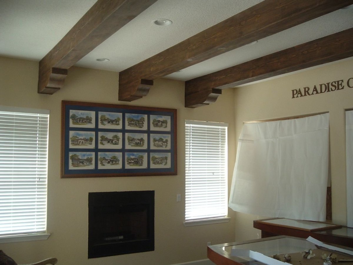 Старые доски в интерьере