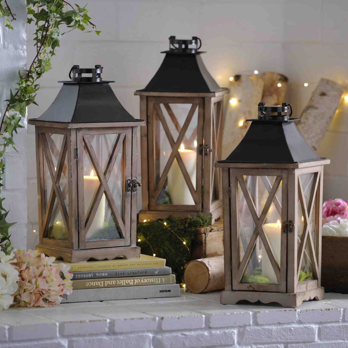 Декоративные фонари в интерьере квартиры