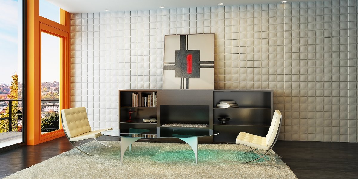 Гипсовая 3d панель "Stahl"