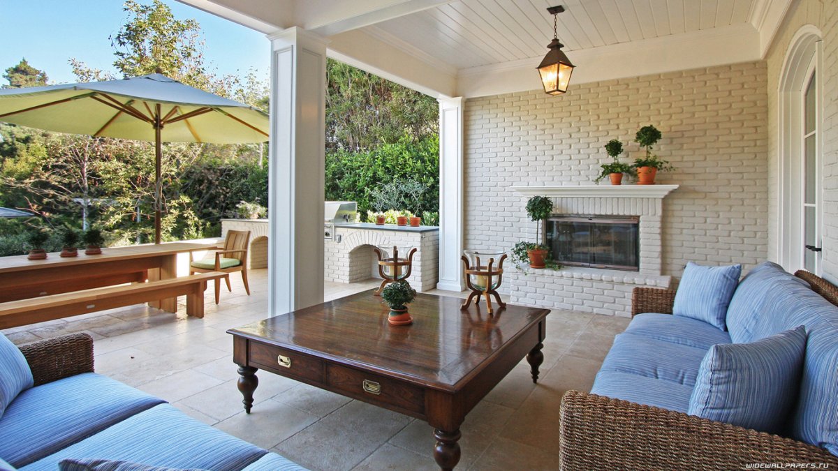 Современные перила для террасы