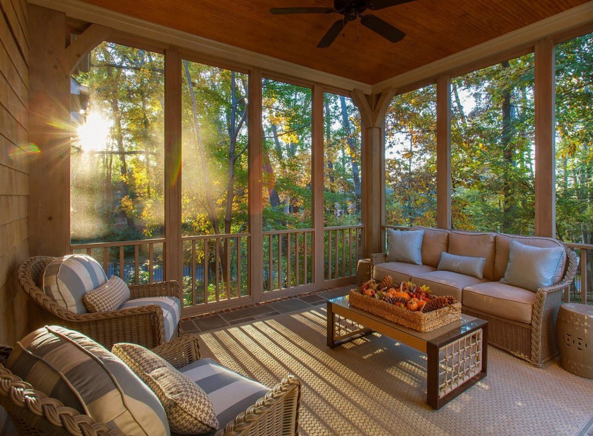 Веранда на втором этаже