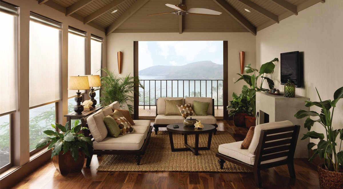 Терраса в лесу