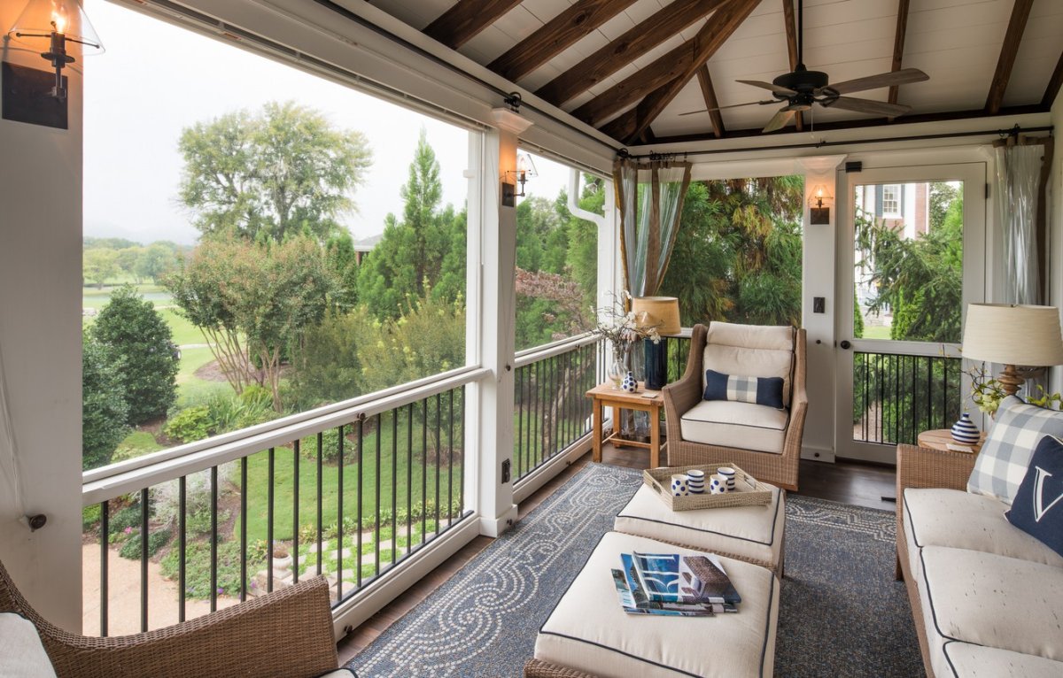 Терраса в гостинице