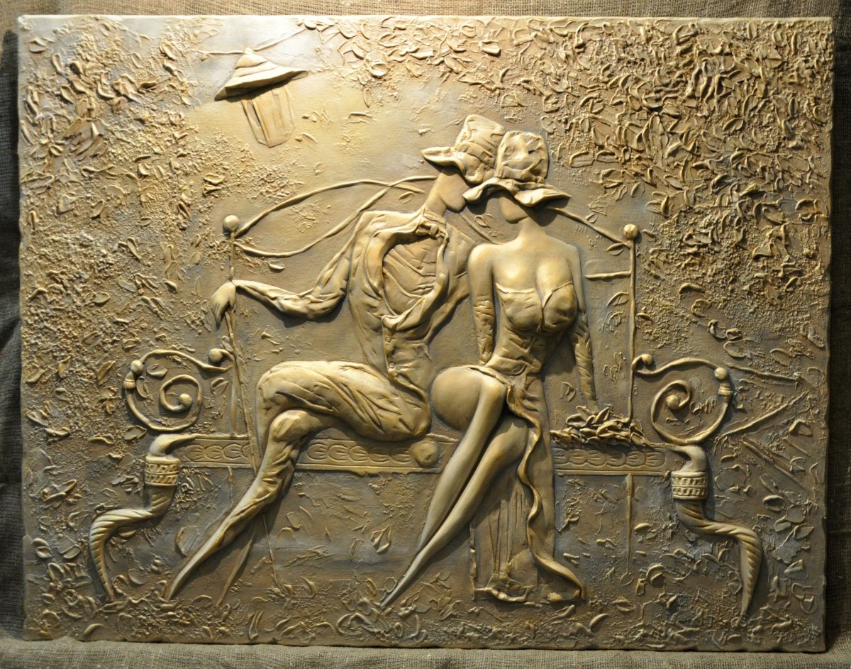 Барельеф «а.с. Пушкин». 1949.