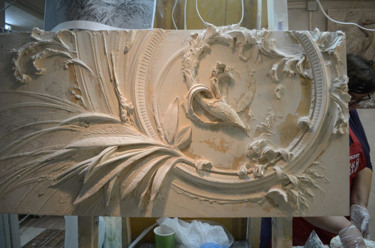 Судаков Сергей барельеф роспись