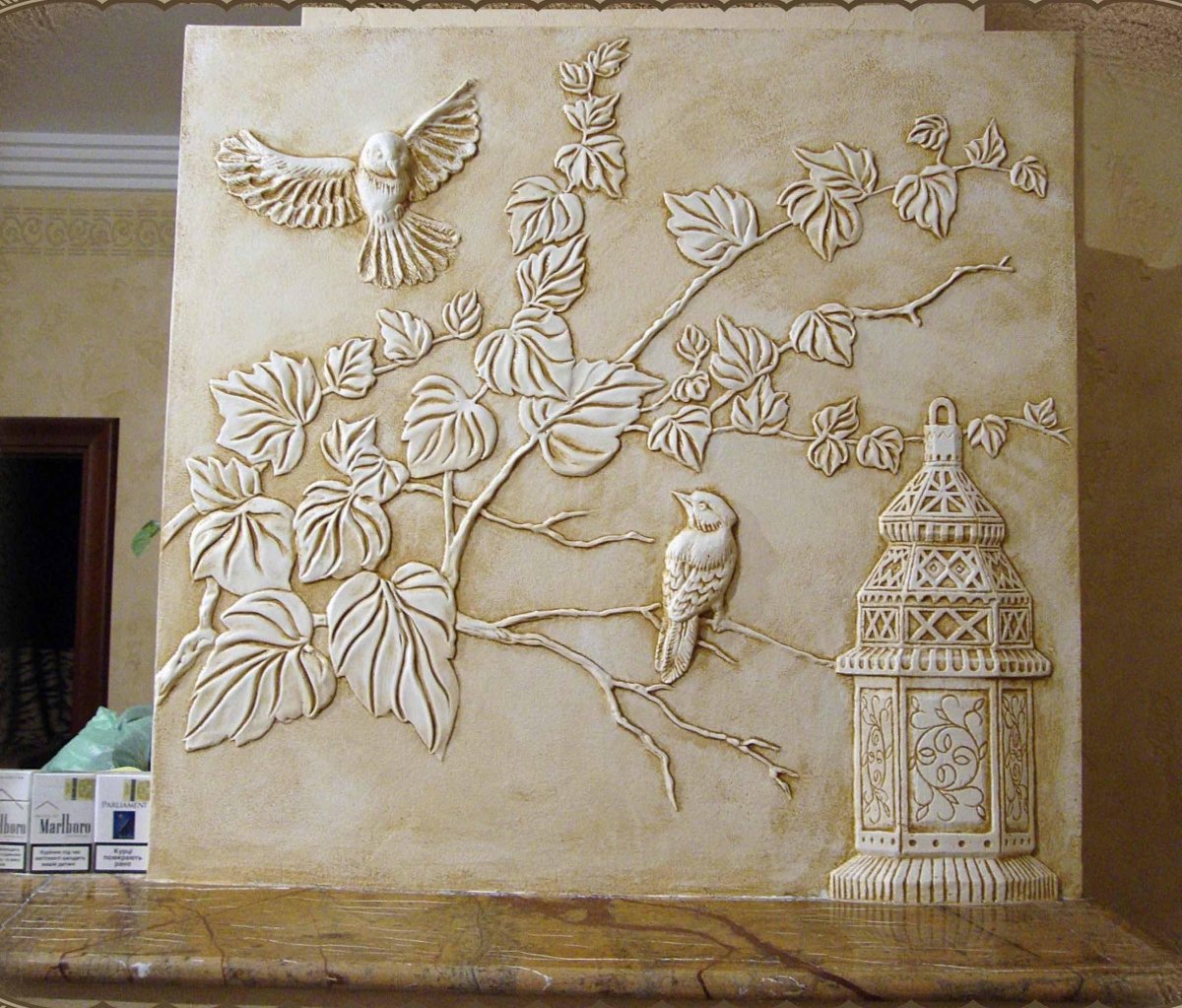 Панно из декоративной штукатурки