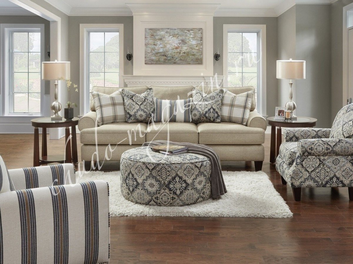 Диван в стиле американская классика