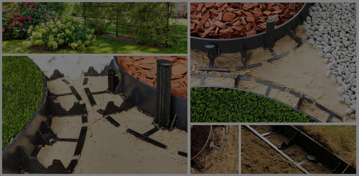 Ограждение "финская грядка"