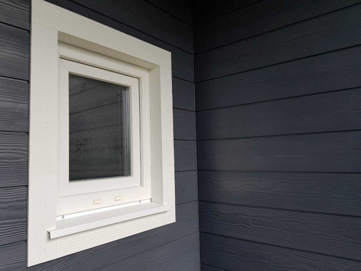 Отделка окон на фасаде