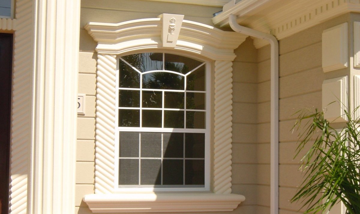 Обрамление пластиковых окон