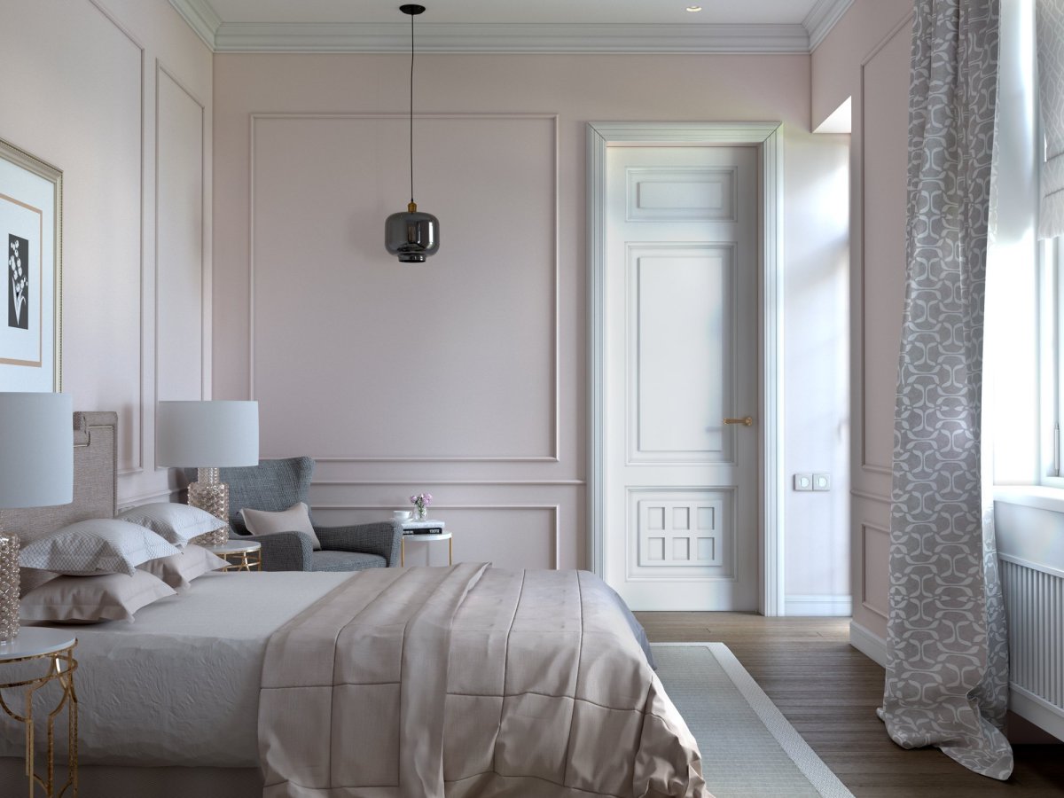 Багеты на стенах в интерьере