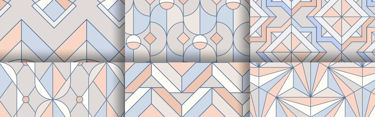 Плитка с геометрическим выпуклым орнаментом