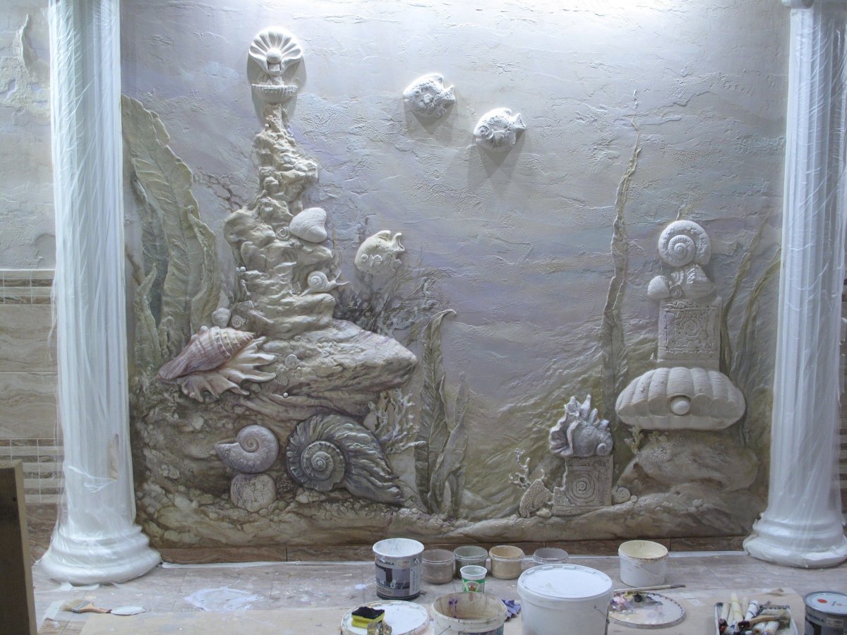 Барельеф в ванную