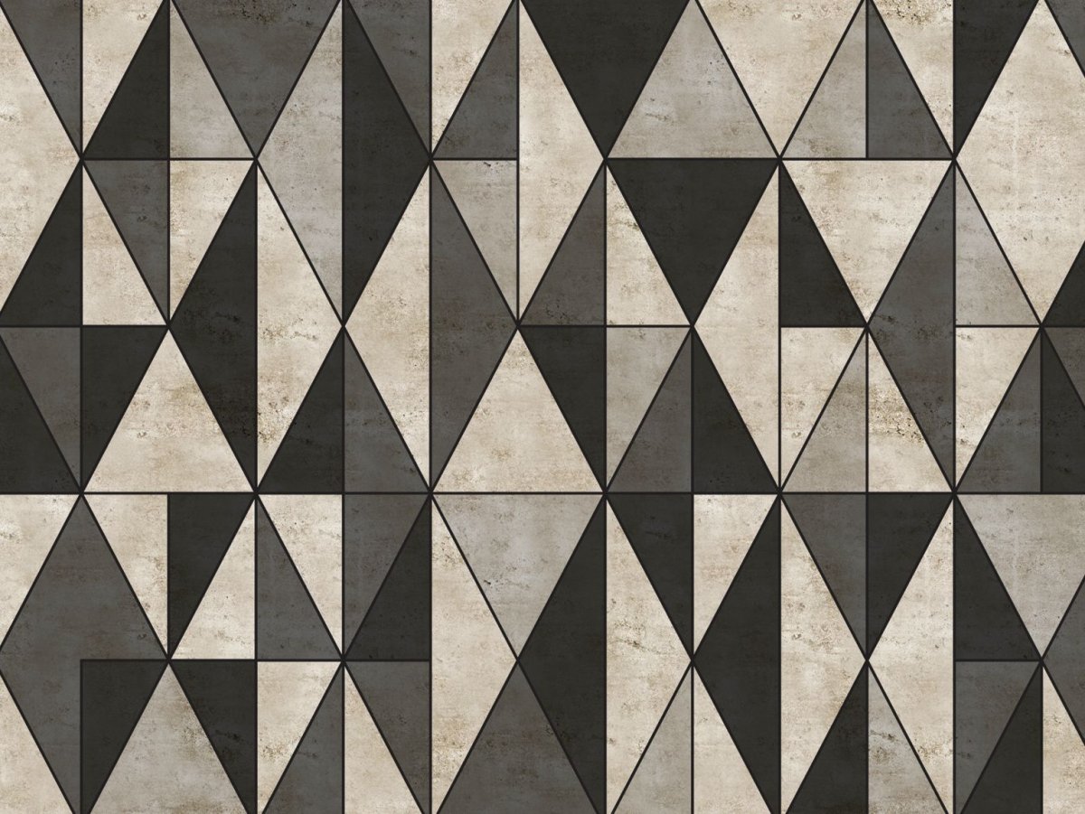 Обои с геометрическим рисунком