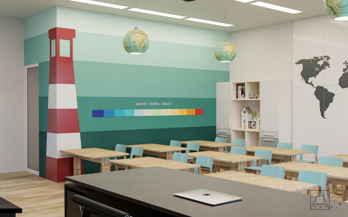 Дизайн коридоров школ