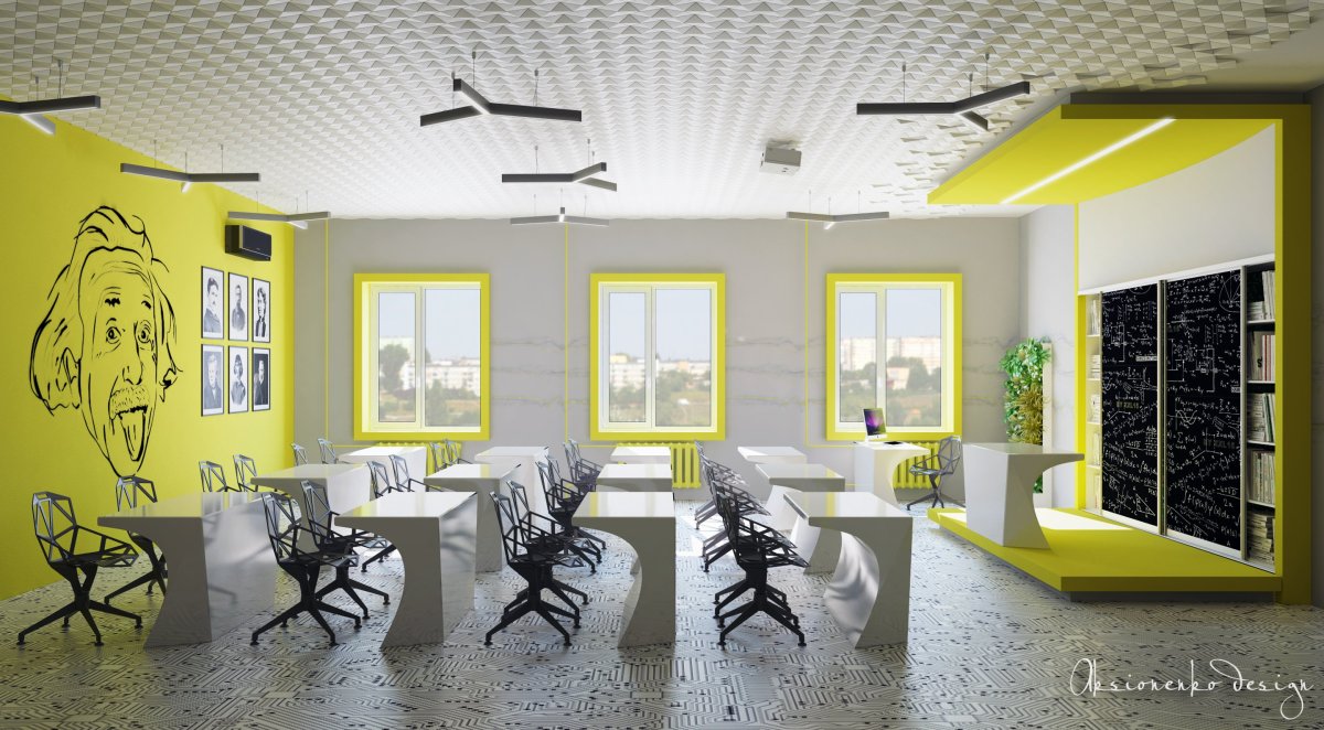 Дизайн коридоров школ