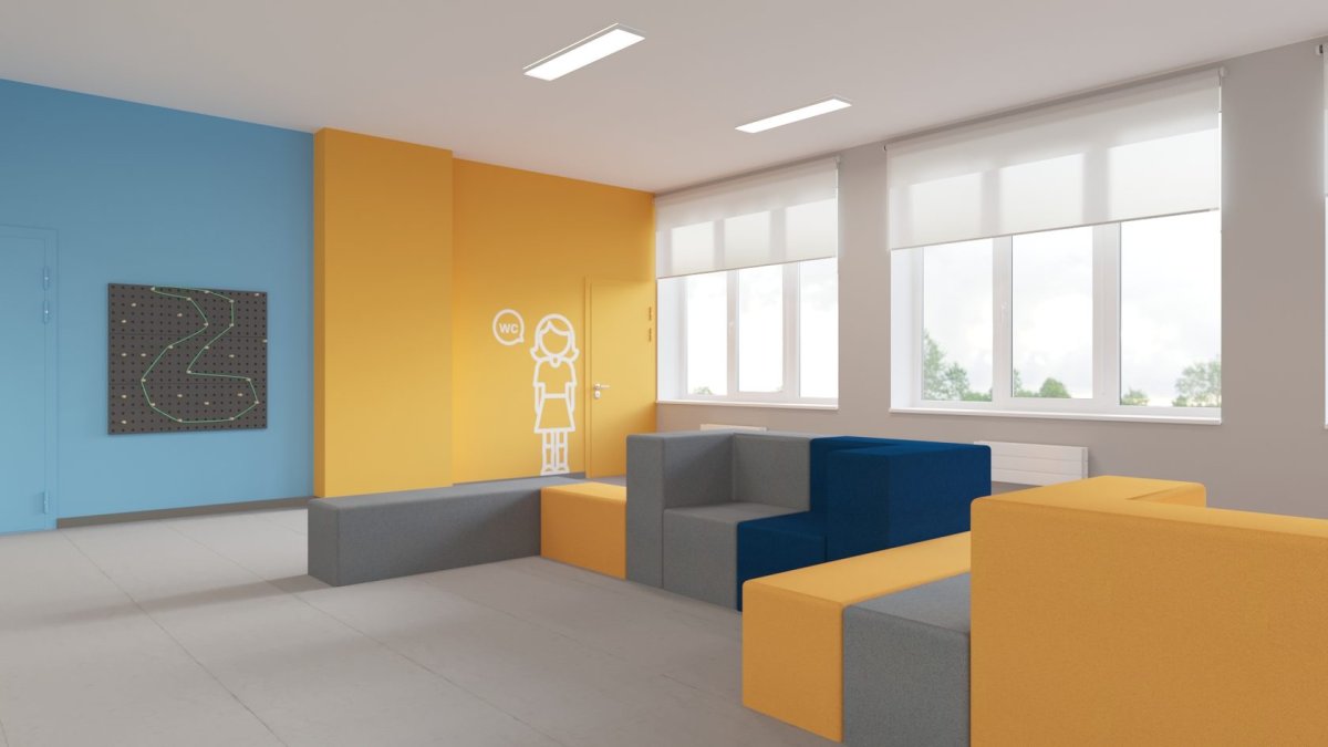 Дизайн коридоров школ