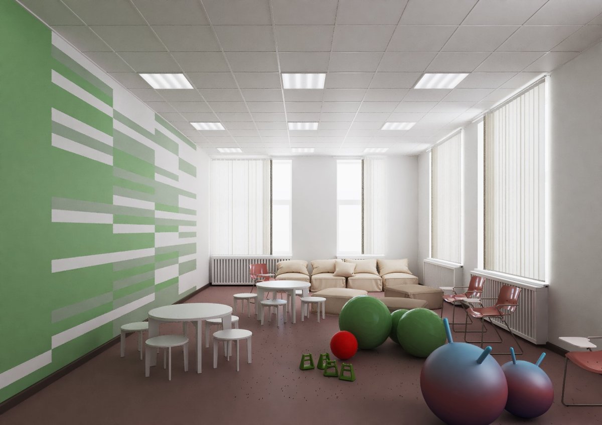 Дизайн коридоров школ