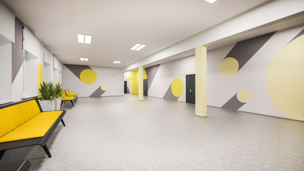 Дизайн коридоров школ