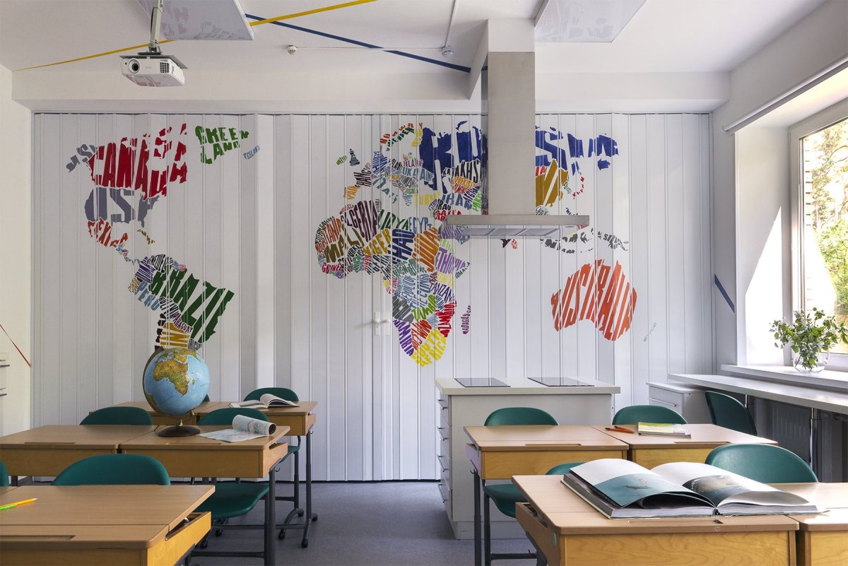 Дизайн коридоров школ