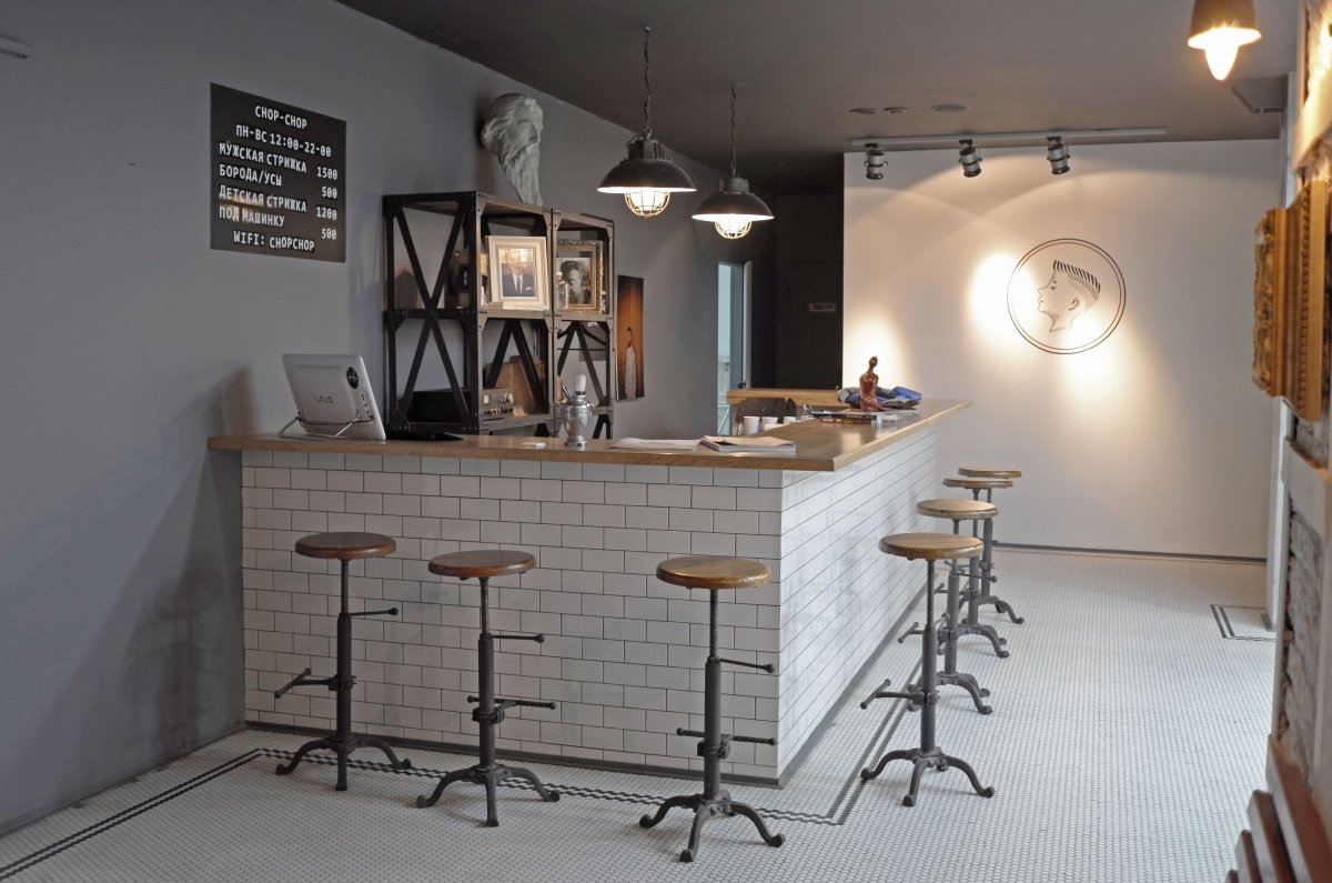 Барная стойка из брусков