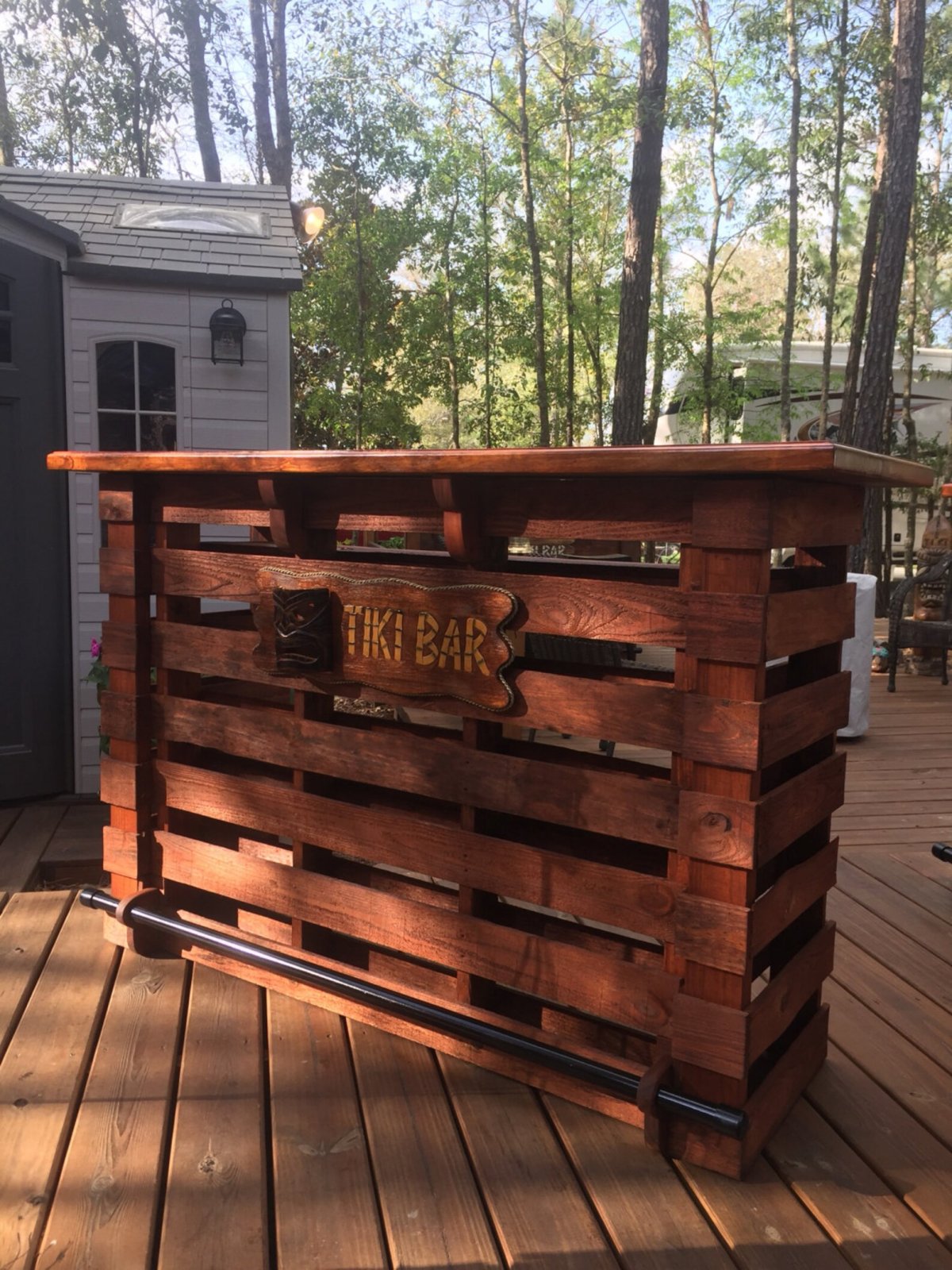 Барная стойка из ОСБ