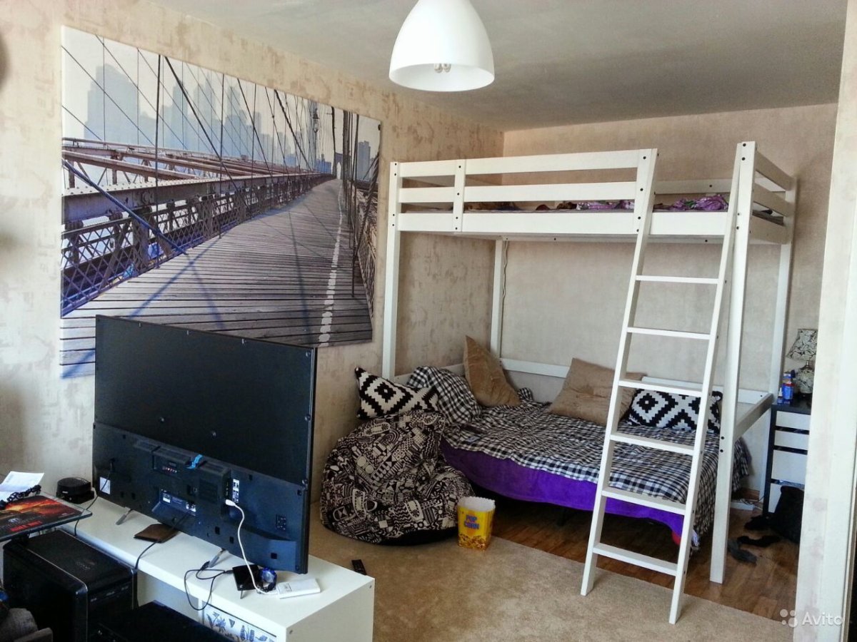 Икеа кровать чердак двуспальная