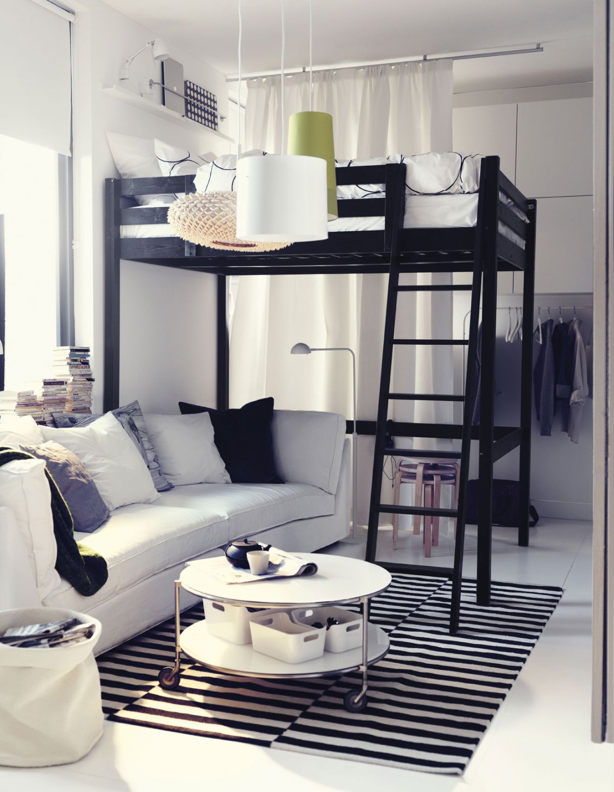 Кровать ВИТВАЛ икеа чердак