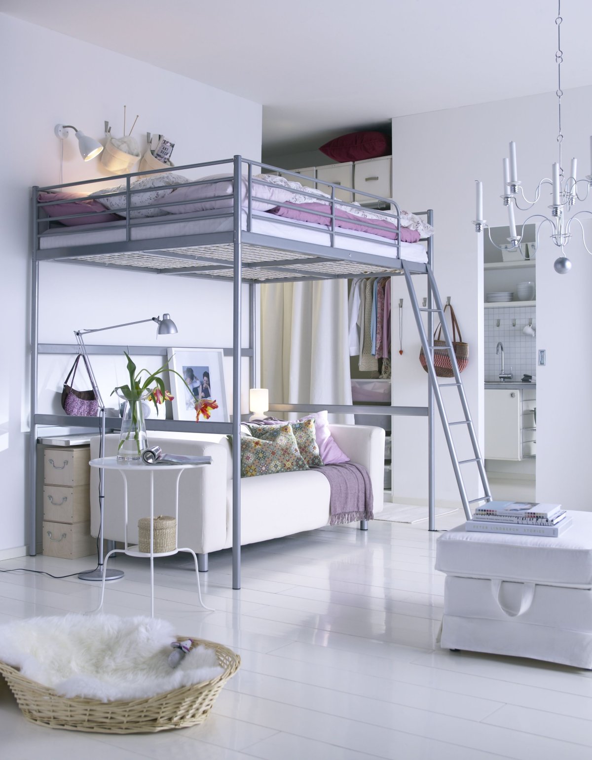 Металлическая кровать чердак Олимп 6