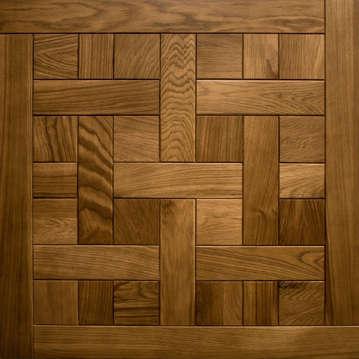 Геометрический узор из шпона