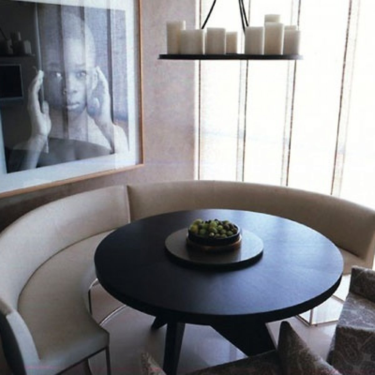 Полукруглый диван для кухни своими руками