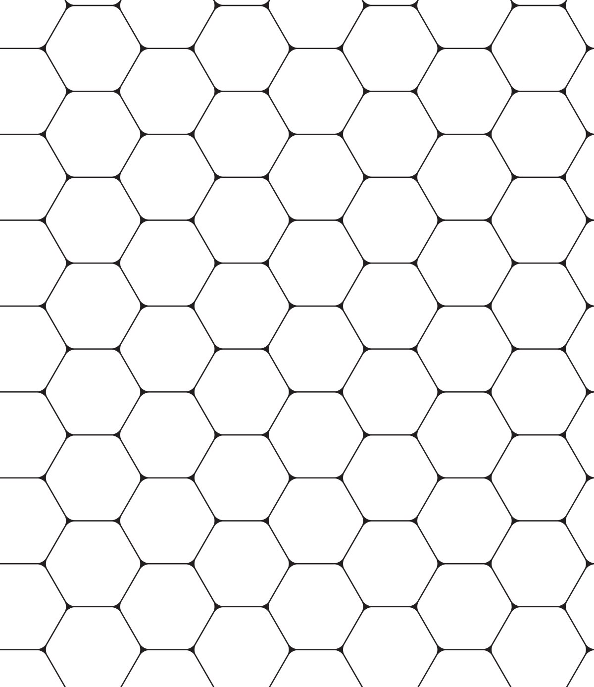 Орнамент из шестигранников